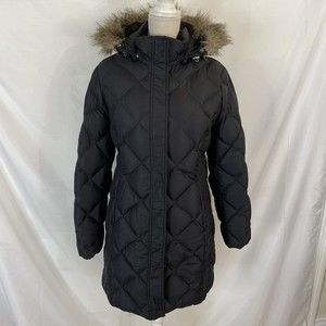 Eddie Bauer Jacket 700 Fill Power Premium Goose Down Puffer Parka Coat Womens M